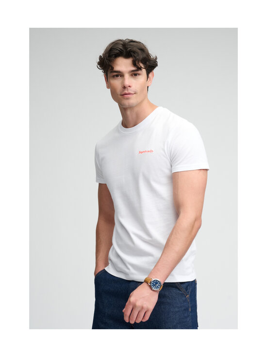 Superdry - Essential Company Logo t-paita - N9P SLEET GREY MARL/GREEN | Stockmann - photo 5