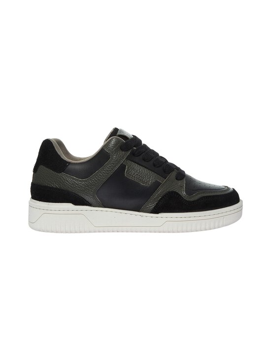 Allsaints - Regan Plus Low Top -nahkatennarit - 00 BLACK/SAGE GREEN | Stockmann - photo 1