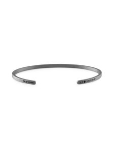 le gramme - 7g Brushed Black Sterling Silver Ribbon -rannekoru - SILVER | Stockmann