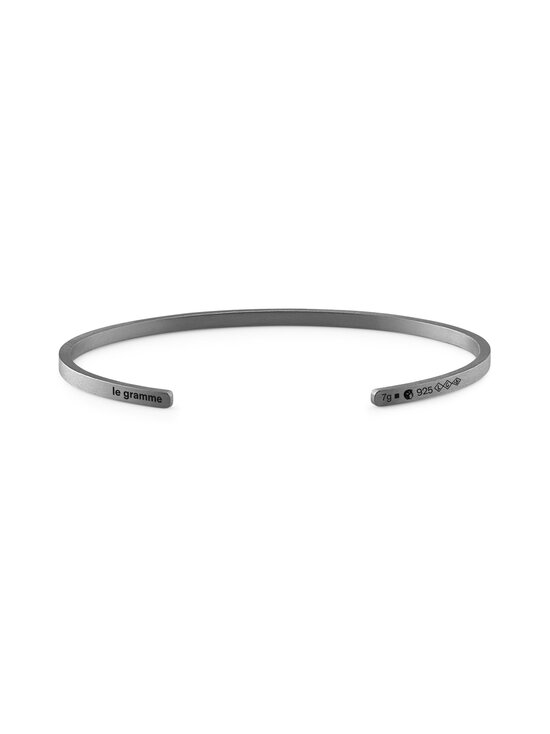 le gramme - Käevõru 7g Brushed Black Sterling Silver Ribbon - SILVER - photo 1 le gramme - Käevõru 7g Brushed Black Sterling Silver Ribbon - SILVER | Stockmann - photo 1