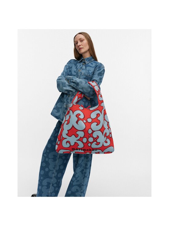 Marimekko - Keidas Kintted Large -laukku - 335 LIGHT BLUE, RED | Stockmann - photo 2