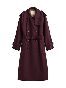 GANT - Villane trentšmantel - 667 DARKENED WINE | Stockmann