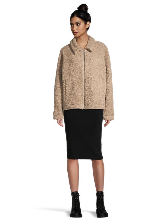 R-Collection - Iina Teddypile -takki - SAND - photo 2 R-Collection - Iina Teddypile -takki - SAND | Stockmann - photo 2
