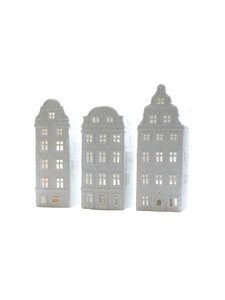 &klevering - Canal House #1 tējas svecīšu laternas 3 gab. - WHITE | Stockmann