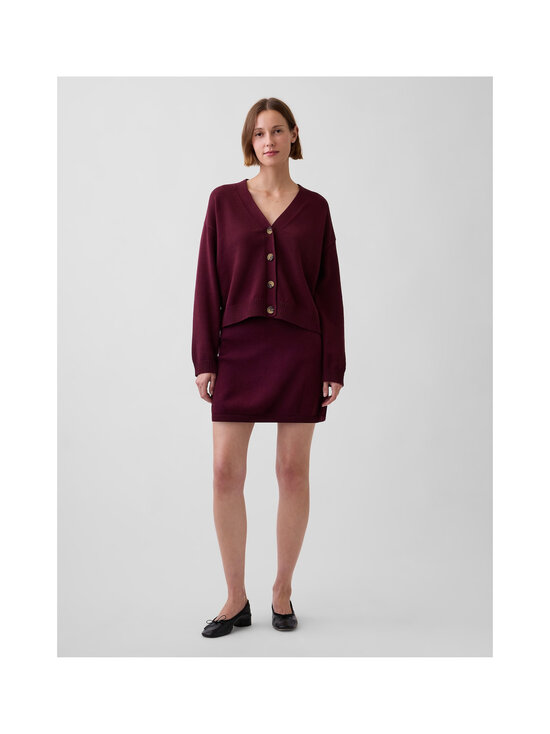 GAP - Cotton Barrel Sleeve -neuletakki - NOIR RED 3 | Stockmann - photo 4