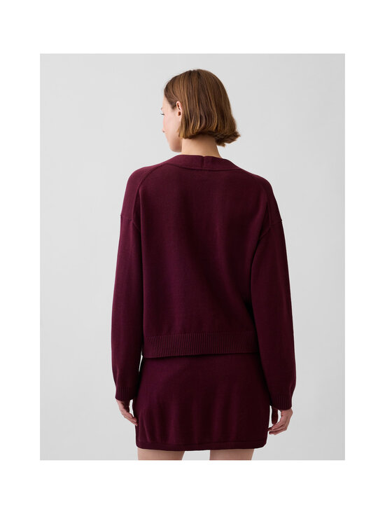 GAP - Cotton Barrel Sleeve -neuletakki - NOIR RED 3 | Stockmann - photo 5