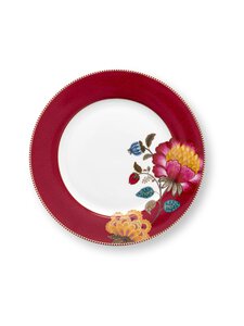 PIP Studio - Blooming Tales -lautanen 26,5 cm - DARK RED | Stockmann