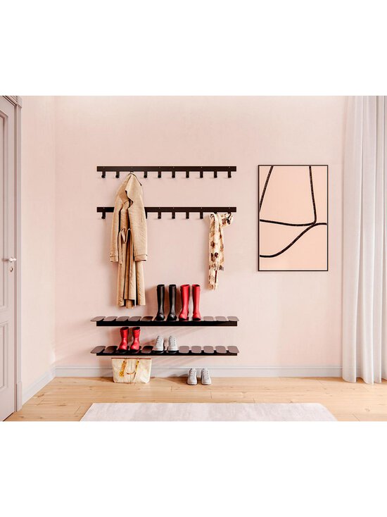 Maze - Only Hooks -seinänaulakko - MUSTA | Stockmann - photo 3