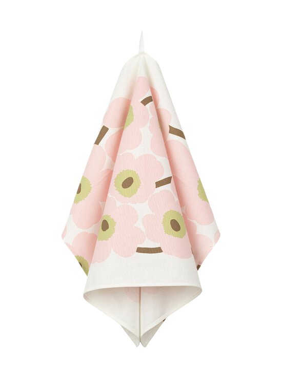 Marimekko - Unikko-keittiöpyyhe - 114 OFF WHITE, PINK, PEAR, SAND | Stockmann - photo 1