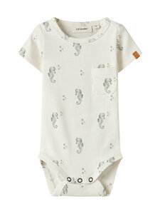 Lil' Atelier - NbmGayo Sev Slim bodijs - COCONUT MILK AOP:SEAHORSE | Stockmann