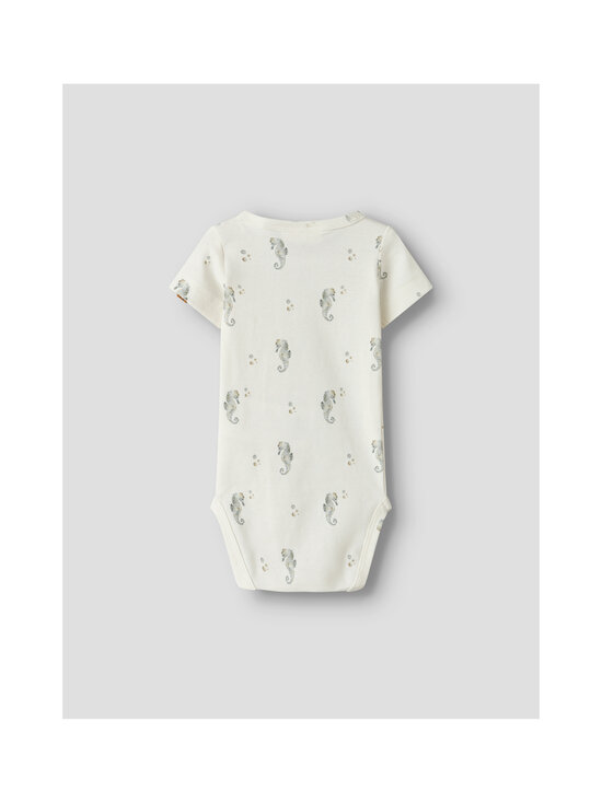 Lil' Atelier - NbmGayo Sev Slim bodijs - COCONUT MILK AOP:SEAHORSE | Stockmann - photo 2