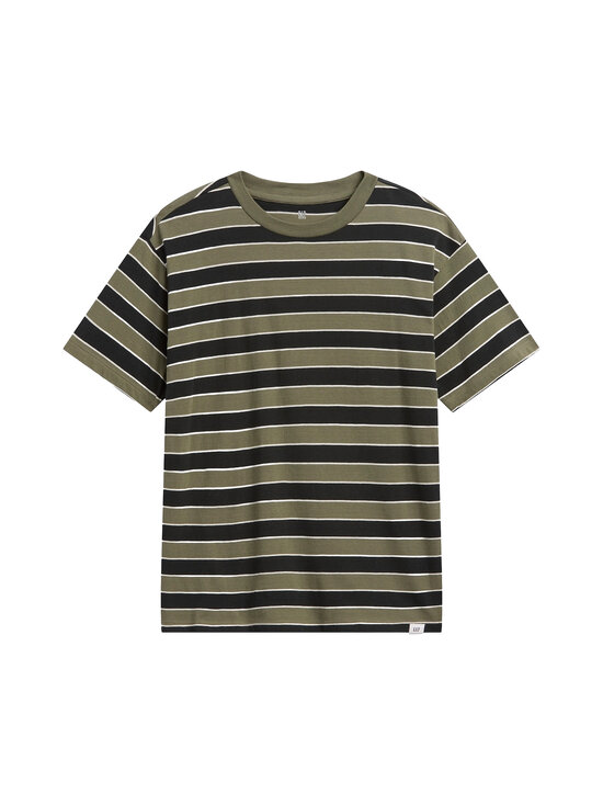 GAP - Stripe Crew t-krekls - GREEN STRIPE | Stockmann - photo 1