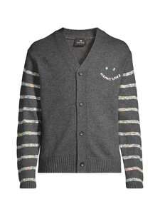 PS Paul Smith - Happy-neuletakki - 78_BLACK MELANGE | Stockmann