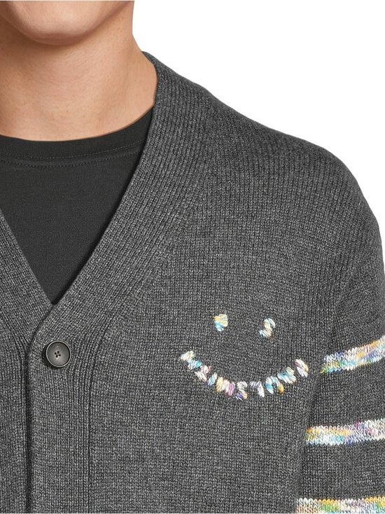 PS Paul Smith - Happy-neuletakki - 78_BLACK MELANGE | Stockmann - photo 4