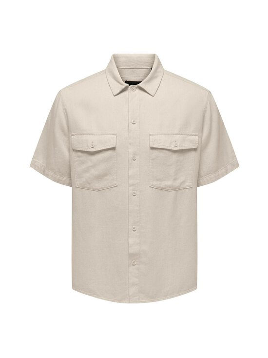 Only & Sons - OnsKari Casual krekls ar apkakli - OATMEAL - photo 1 Only & Sons - OnsKari Casual krekls ar apkakli - OATMEAL | Stockmann - photo 1