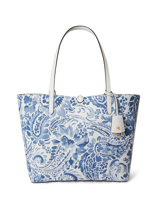 Lauren Ralph Lauren - Reversible Tote Medium -laukku - WHITE/SUMMER PAISLEY | Stockmann - photo 3