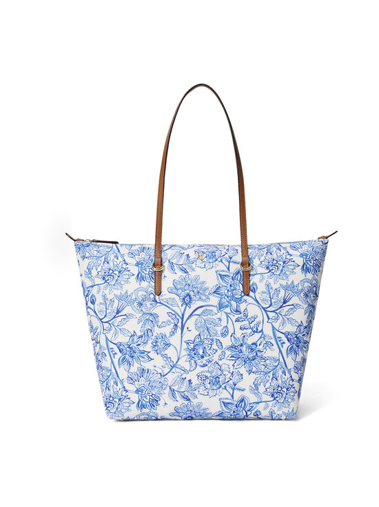 Lauren Ralph Lauren - Reversible Tote Medium -laukku - WHITE/SUMMER PAISLEY | Stockmann - photo 4