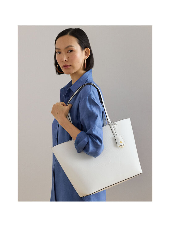 Lauren Ralph Lauren - Reversible Tote Medium -laukku - WHITE/SUMMER PAISLEY | Stockmann - photo 8