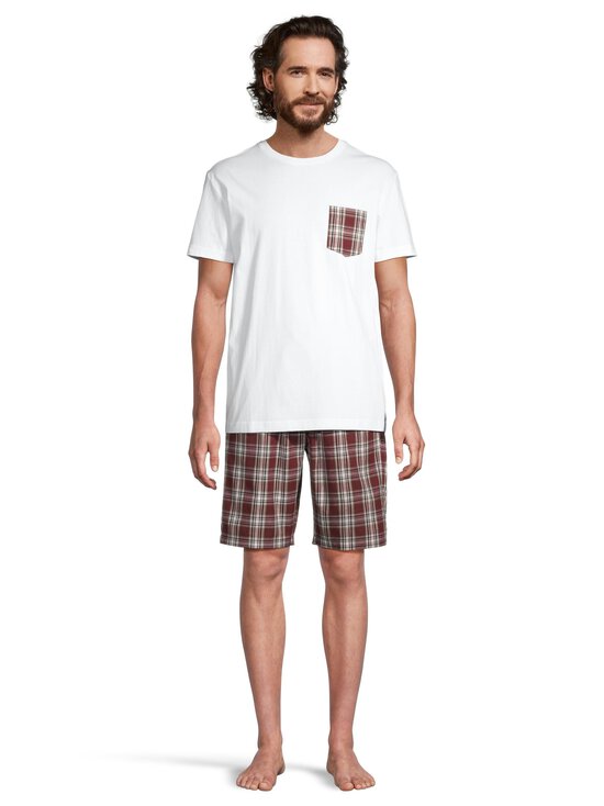 Cap Horn loungewear - Sebastian-shortsipyjama - WINE RED CHECK/WHITE TOP - photo 2 Cap Horn loungewear - Sebastian-shortsipyjama - WINE RED CHECK/WHITE TOP | Stockmann - photo 2