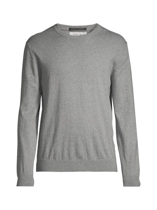 CONSTRUE - Jesolo kokvilnas-kašmira džemperis - GREY 003G005 | Stockmann - photo 1