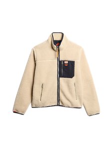 Superdry - Vintage Retro Full Zip -teddytakki - 1LG OATMEAL BEIGE Superdry - Vintage Retro Full Zip -teddytakki - 1LG OATMEAL BEIGE | Stockmann