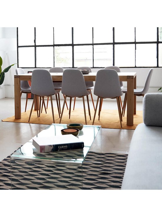 Kave Home - Burano-sohvapöytä, kirkas lasi 110 x 50 cm - LÄPINÄKYVÄ | Stockmann - photo 4