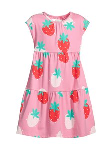 Bogi - Annika trikotāžas kleita - CAMELIA PINK AOP | Stockmann