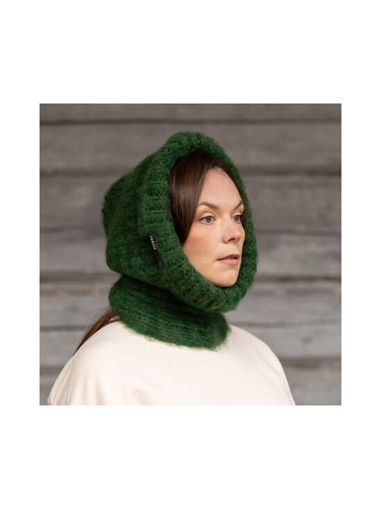 Myssyfarmi - Hehku Hohto adīta vilnas kapuce - HEHKU BOTTLE GREEN - photo 3 Myssyfarmi - Hehku Hohto adīta vilnas kapuce - HEHKU BOTTLE GREEN | Stockmann - photo 3