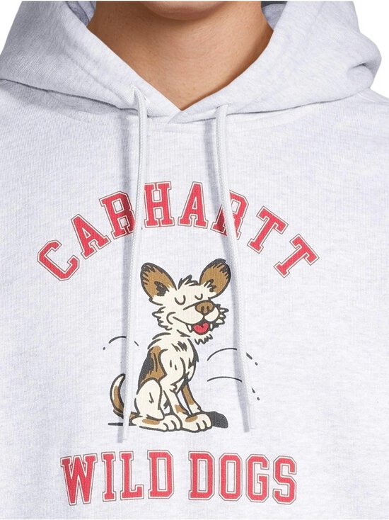 Carhartt WIP - Kapuutsiga pusa Wild Dog - 482XX ASH HEATHER /--- | Stockmann - photo 4