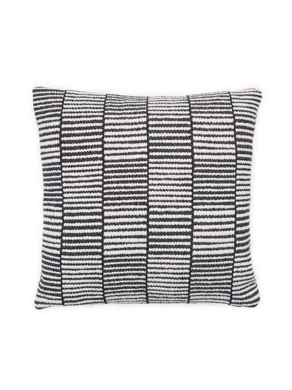 Levu-tyynynpäällinen musta / valkoinen 45 x 45 cm