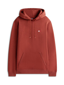 Tommy Jeans - Regular Badge džemperis ar kapuci - XL0 TERRACOTTA RED HTR | Stockmann