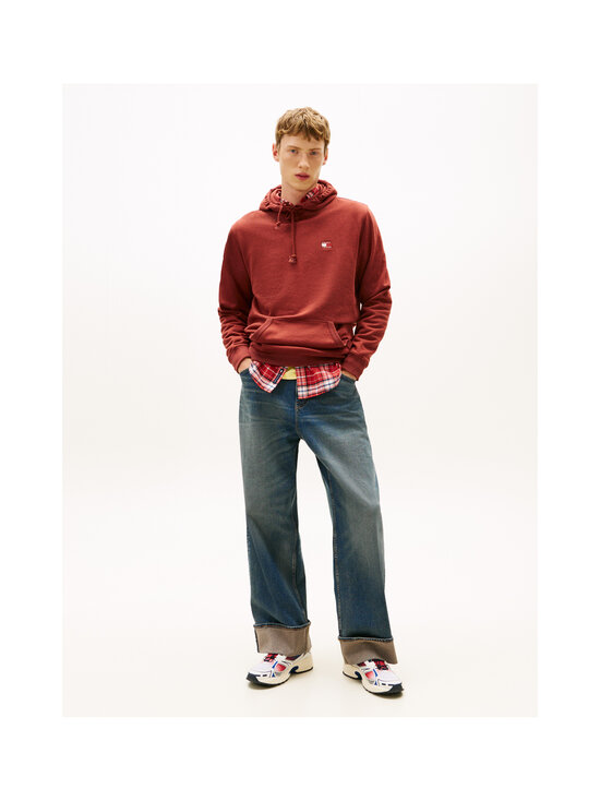 Tommy Jeans - Regular Badge džemperis ar kapuci - XL0 TERRACOTTA RED HTR | Stockmann - photo 3