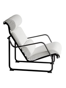 Yrjö Kukkapuro - Remmi-nojatuoli Prestige-nahka valkoinen / musta - WHITE | Stockmann