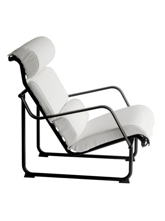 Yrjö Kukkapuro - Remmi-nojatuoli Prestige-nahka valkoinen / musta - WHITE | Stockmann - photo 1