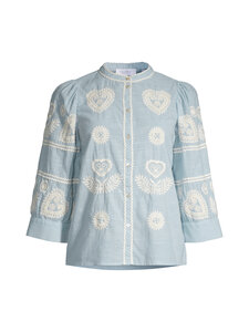 rich & royal - Musselin Embroidery -pusero - 718 SKYWAY BLUE | Stockmann