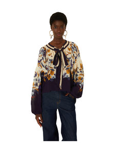 Farm Rio - Pusero - 26051 GOLDEN NATURE NAVY BLUE | Stockmann