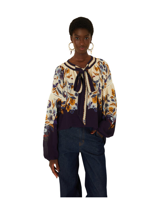 Farm Rio - Pusero - 26051 GOLDEN NATURE NAVY BLUE | Stockmann - photo 1