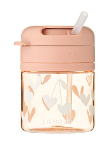 Liewood - Pavia Tritan krūzīte ar salmiņu 280 ml - 2620 SWEETHEARTS / PALE TUSCANY | Stockmann