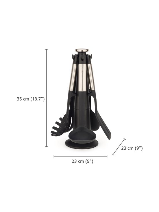 Joseph Joseph - Elevate™ Carousel Utensil Set virtuves piederumu komplekts, 5 gab. - STEEL - photo 10 Joseph Joseph - Elevate™ Carousel Utensil Set virtuves piederumu komplekts, 5 gab. - STEEL | Stockmann - photo 10