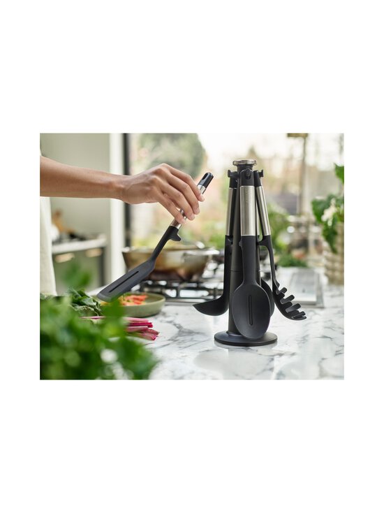 Joseph Joseph - Elevate™ Carousel Utensil Set virtuves piederumu komplekts, 5 gab. - STEEL - photo 6 Joseph Joseph - Elevate™ Carousel Utensil Set virtuves piederumu komplekts, 5 gab. - STEEL | Stockmann - photo 6