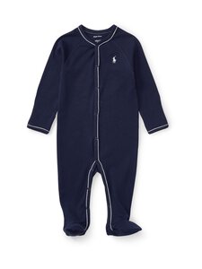 Polo Ralph Lauren - Coverall Footed Romper - 001 REFINED NAVY | Stockmann