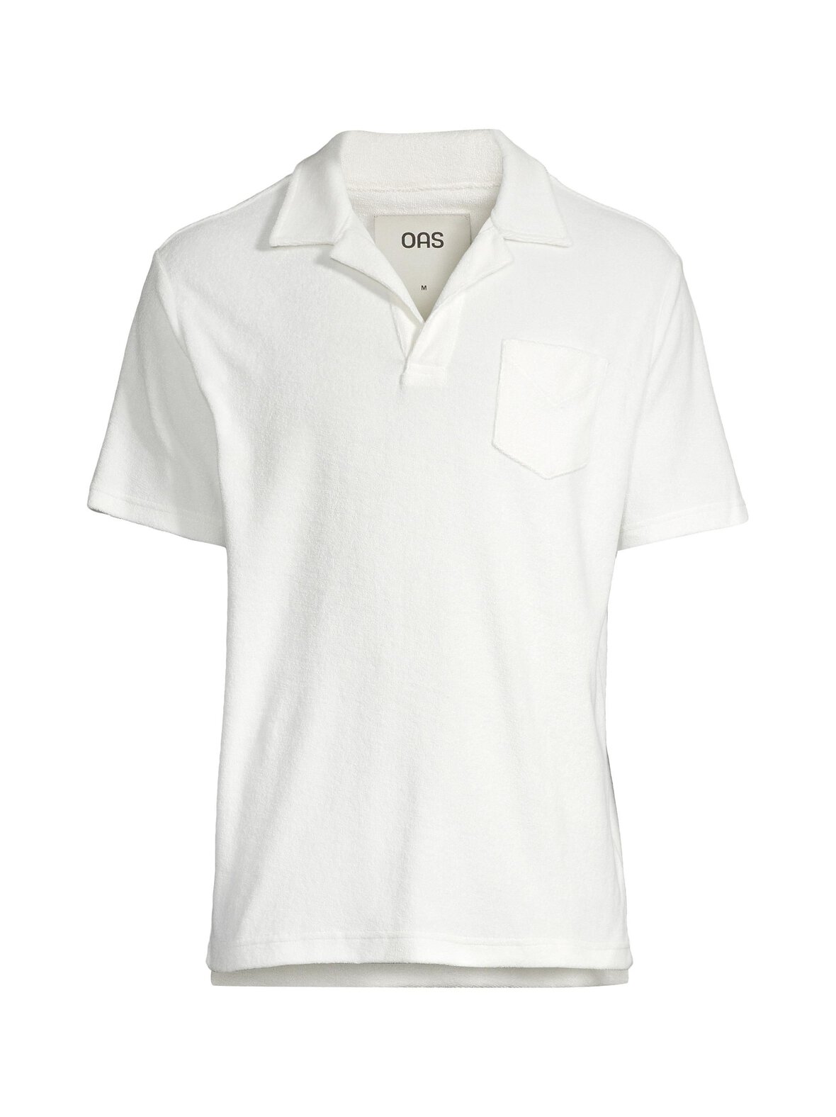 White Polo Terry -pikeepaita