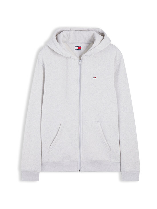Tommy Jeans - Regular Flag jaka ar kapuci - P08 ICE GREY HEATHER | Stockmann - photo 1