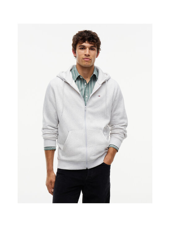 Tommy Jeans - Regular Flag jaka ar kapuci - P08 ICE GREY HEATHER | Stockmann - photo 2