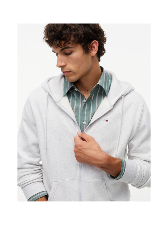 Tommy Jeans - Regular Flag jaka ar kapuci - P08 ICE GREY HEATHER | Stockmann - photo 5