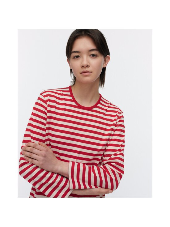 Marimekko - Katju Tasaraita naktskrekls - 899 RED, OFF WHITE - photo 5 Marimekko - Katju Tasaraita naktskrekls - 899 RED, OFF WHITE | Stockmann - photo 5