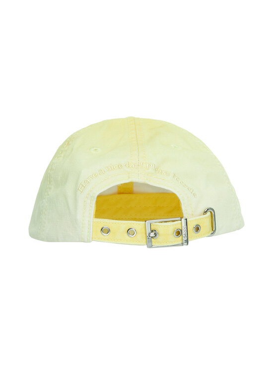 Ganni - Printed Ombre Cotton Canvas -lippalakki - LEMON MERINGUE | Stockmann - photo 2