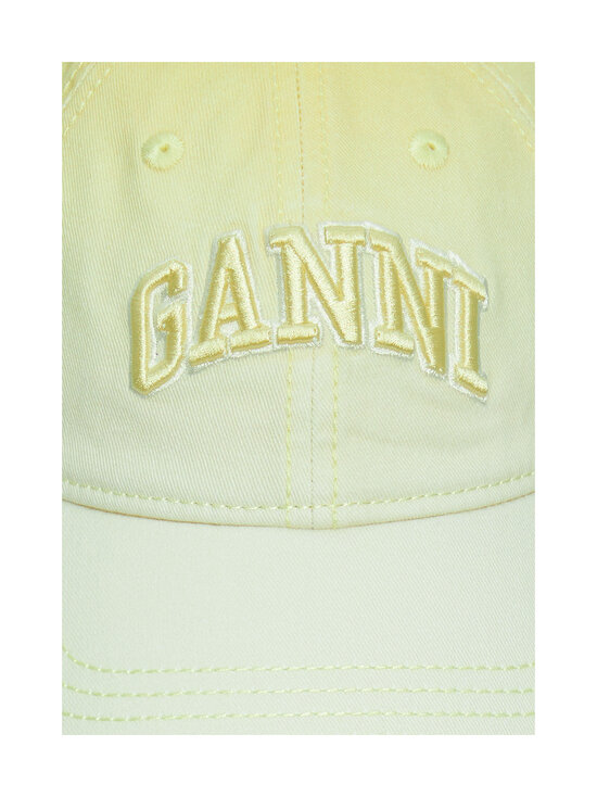 Ganni - Printed Ombre Cotton Canvas -lippalakki - LEMON MERINGUE | Stockmann - photo 3