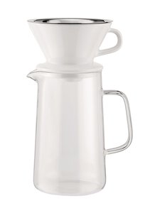 Alessi - Slow Coffee kafijas kanna ar filtru - WHITE | Stockmann