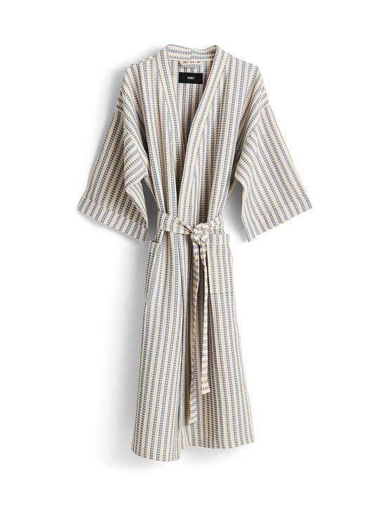 HAY - Waffle Stripe -kylpytakki - STRIPE DUSTY BLUE | Stockmann - photo 1